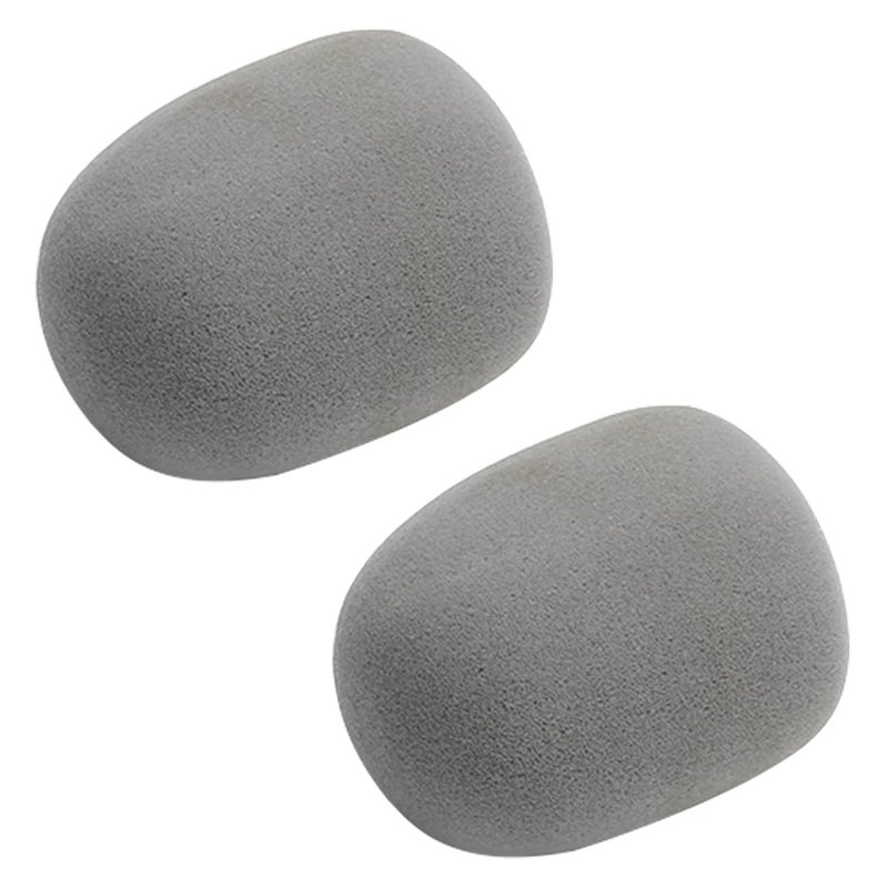 Fielect 5Pcs Microphone Cover Sponge Foam Mic Cover Handheld Microphone Windscreen Shield Protection Micro Foam Filter Gray for KTV Broadcasting - Image 5